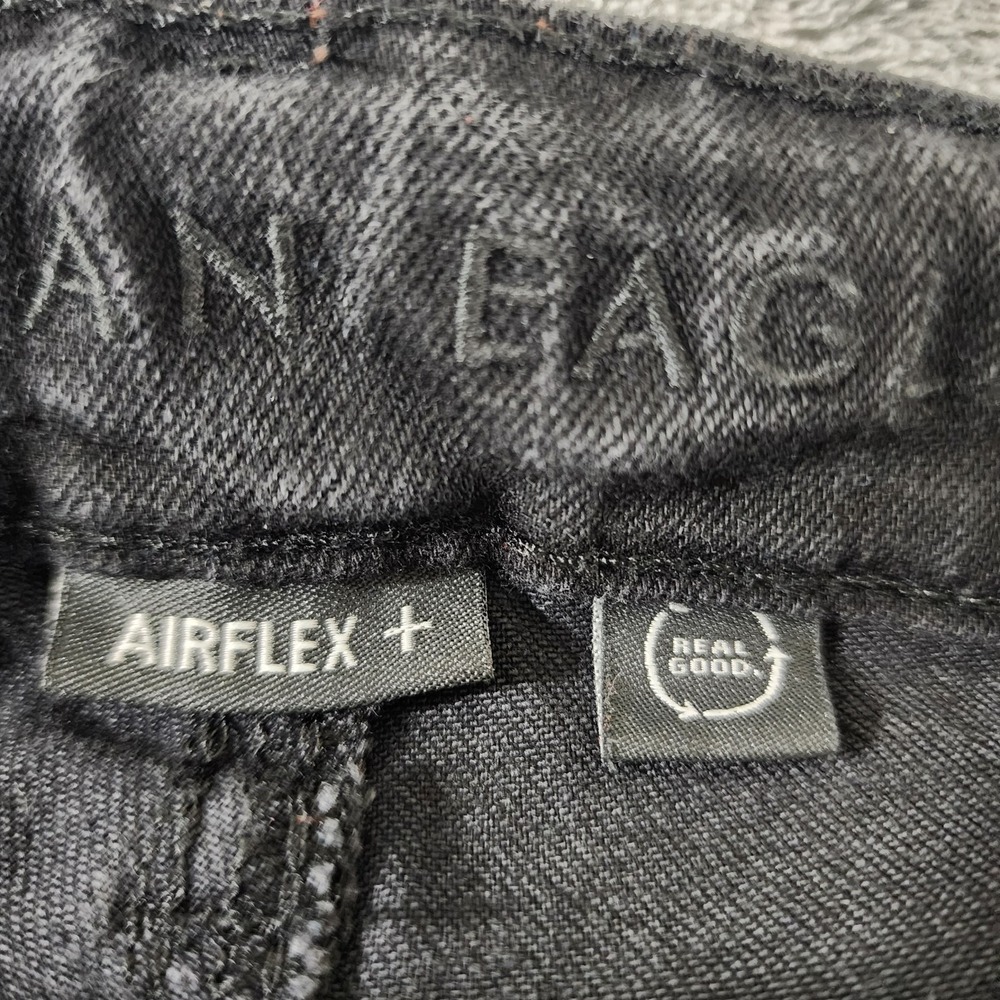 American Eagle Jean's Men's Size 29 Waist 28 Inseam Black AirFlex - Picture 3 of 11